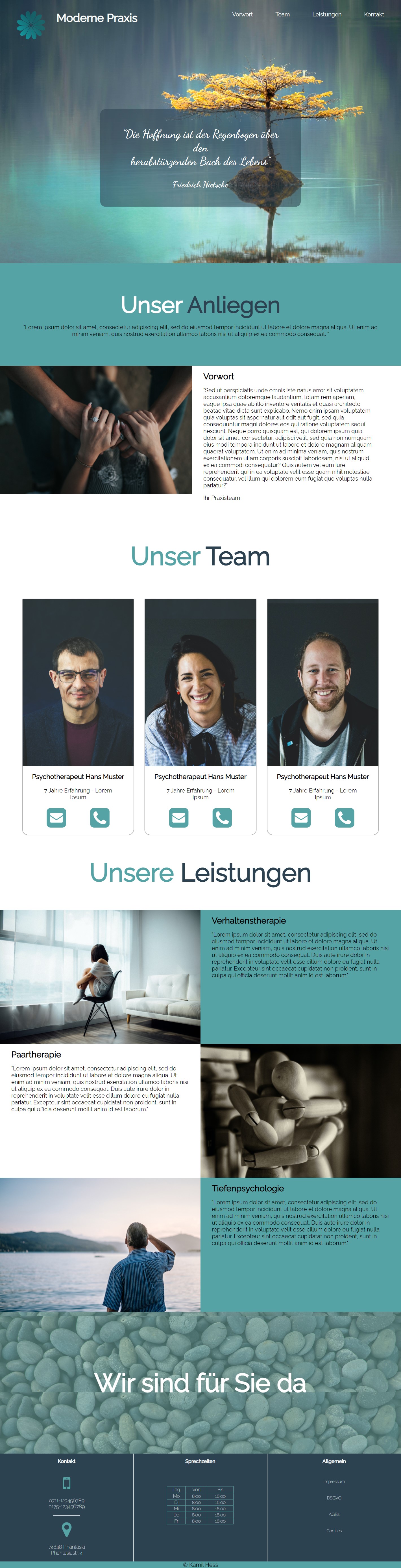 Dies ist die erste Homepage